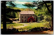 Sudbury MA-Massachusetts, Exterior Mill Area, Vintage Postcard picture
