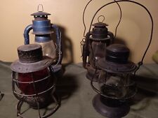 Vintage Dietz Railroad NYC Lanterns Lot of 4 Rare Collection picture