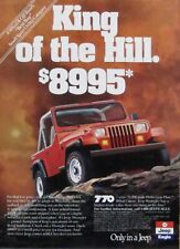 1989 Jeep Wrangler Ad; King of the Hill picture