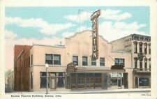 Kenton Theater Building Ohio 1920s Postcard Teich Roadside 21-3219 picture