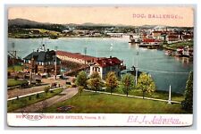 New CPR Wharf and Offices Victoria BC British Columbia Canada DB Postcard B19 picture