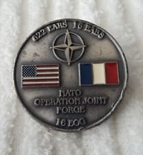 AUTHENTIC BOSNIA HERZEGOVINA NATO JOINT FORGE ISTRES USA OLD RARE CHALLENGE COIN picture