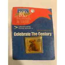 1998 USPS Teddy Bear 32 USA Stamp Postage Collectible Pin Celebrate The Century  picture