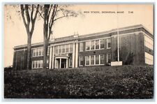 c1930's High School Building Campus Skowhegan Maine ME Unposted Vintage Postcard picture