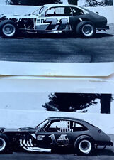 SCARCE 1973 Modified STOCK Car Freeport & Islip Speedway B&W Photos Original picture