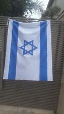  Lot of 4 ISRAEL Flag 44x32 inch Big Israeli National Flag 110x80cm Judaica NEW picture