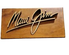 Maui Jim Plaque Wooden Wall Hanging Logo Promotional Marketing Advertising picture