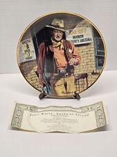 John Wayne American Legend Franklin Mint Heirloom Limited Edition Plate picture