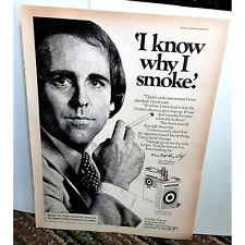 1978 Vantage Cigarettes Vince Dougherty Ad Vintage Print Ad 70s Original picture