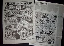 WBCN 104 FM Boston 1992 Rock & Roll Rumble 2 Page Comic Letters To Cleo Morphine picture