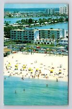 Clearwater Beach FL-Florida Americana Gulf Resort Antique Vintage Postcard picture