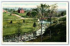 1908 Home Of Senator Crank Manufacture Paper Dalton Massachusetts MA Postcard picture