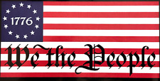 We The People...1776...USA Flag... Truck Decals Sticker  (4 Pack) #201 picture