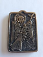 Vintage Celtic Book Of Kells - Matthew, The Angel - Keychain *Belfast-Made* picture