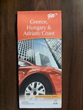 AAA Greece, Hungary & Adriatic Coast Travel Road Map 2019 picture