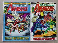 HUGE Lot Of 69 Avengers 102 104 106-109 121-124 128-142 147-150 154-180 More picture