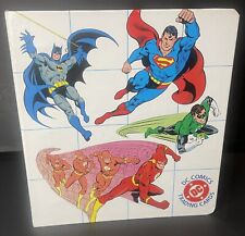 VINTAGE 1992 DC COMICS TRADING CARD BINDER RARE picture