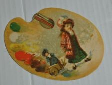 Antique Victorian The Great American Tea Company Advertising Trade Card PALATTE picture