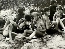 1970s Young Guys Beach Shirtless Men Beefcake Gay Int VINTAGE B&W PHOTO picture