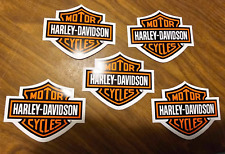Lot of 5 Harley Davidson Logo Stickers 4 1/2