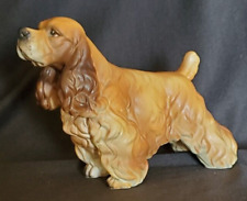 Vintage NAPCO National Potteries Co Cleveland Cocker Spaniel Dog Figurine Japan picture