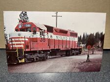 McCLOUD River Railroad Companies Unit Number 38 E. M. D. SD-38 Locomotive ￼￼ picture