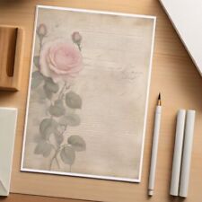 48  Sheets of  Decorative Stationery Paper for Letters , 8.5 x 11 - Roses#06726 picture