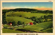 1948. GREETINGS FROM CYNTHIANA, INDIANA. POSTCARD. DC2 picture