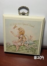 Vintage 1979 Hallmark Small Plaque A Sister is A Special Friend Wall Hanging picture