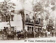 Mitchler Hotel, Murphys, California - circa 1890 - Historic Photo Print picture