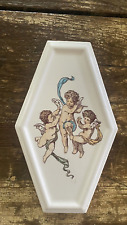One New Old Stock Vintage Angels Cherubs/ Diamond shaped Wall Tile picture