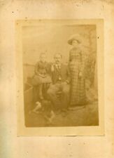 1885 ERA LARGE 10 X 12 INCH PHOTO OF FAMILY WITH CHILD & DOG COLLETON CO SC  picture