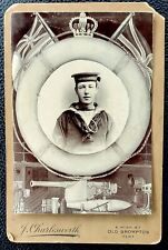 Antique British Navy Sailor Photo picture