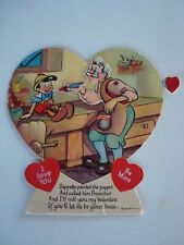 Vintage WDP Pinocchio & Geppetto Mechanical Valentine, U.S.A. c. 1939 picture