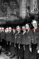 F017408 BDM Girls Lined Up In The West Prussian Marienburg Refectory picture