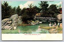 Scene in East Woodstock Connecticut CT 1908 Postcard picture