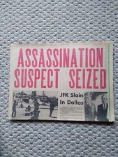 John F Kennedy Assassination Oregonian Newspaper Friday November 22 1963 picture