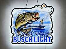 Bass Fish Fishing Beer 3D LED 20