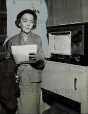 1956 Press Photo Zasu Pitts, actress, holds script. - hpa83784 picture