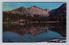 Rocky Mountain National Park CO-Colorado, Nymph Lake, Vintage Postcard picture