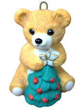 Cinnamon Bear Hallmark Christmas Ornament Porcelain in Box 1990 8th in Series picture