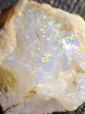 3 Grams Natural Australian Fire Opal Fancy Rough Loose Gemstone Partial Worked picture
