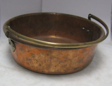 Vintage Large Copper Jam Candy Pot Pan 13.5