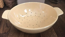 longaberger pottery butternut yellow Large Colander picture