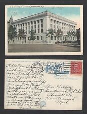 1927 US CHAMBER OF COMMERCE WASHINGTON DC POSTCARD + MILITARY SLOGAN CANCEL picture