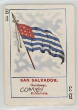 1896 Cincinnati Game of Flags No 1111 4 Flag Back San Salvador #B3.1 0w6 picture