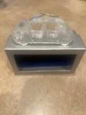 Mikasa Volkswagen VW Beetle Bug Clear and Frosted Crystal Ornament  New With Tag picture