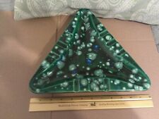 Vintage Ceramic Triangle - Ashtray - Large 11.5