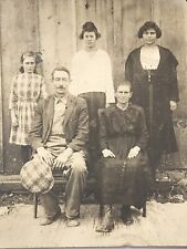 Vintage 1920s Real Photo Postcard family portrait Missouri Ozarks 1921 picture