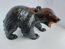 Grizzly Bear Wood Pacific NW Carving 8
